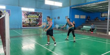 Sportivitas dan Semangat Juang Warnai Hari Kelima Turnamen Badminton Terbuka Piala Kapolda Papua Cup 2026