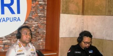 Polisi Menyapa di RRI Jayapura, Kapolresta Ajak Warga Jaga Kamtibmas di Tengah Euforia Piala Dunia 2026