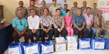 Sambut Hari Bhayangkara ke-80, Polres Sarmi Hormati Pengabdian Purnawirawan dan Warakawuri