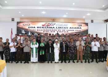 Polda Papua Gelar Doa Bersama Lintas Agama, Perkuat Persatuan Jelang Hari Bhayangkara ke-80