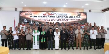 Polda Papua Gelar Doa Bersama Lintas Agama, Perkuat Persatuan Jelang Hari Bhayangkara ke-80