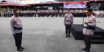 Antisipasi Gangguan Kamtibmas, Polda Papua Gelar Apel Kesiapan Personel