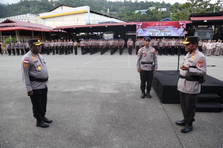 Antisipasi Gangguan Kamtibmas, Polda Papua Gelar Apel Kesiapan Personel