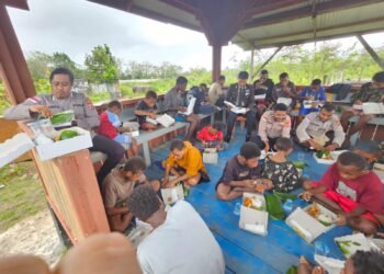 Hari Bhayangkara ke-80, Polisi Pelabuhan Tanah Merah dan Iwoot Tebar Kepedulian untuk Masyarakat