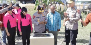 Kapolda Papua Resmikan Bantuan Sarana Air Bersih di Kampung Kondap, Wujud Nyata Kepedulian Polri kepada Masyarakat