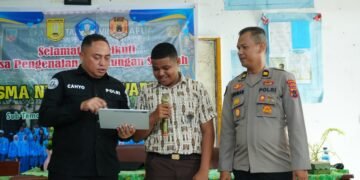 Bid Humas Polda Papua Berikan Edukasi Pencegahan Perundungan kepada Pelajar SMA Negeri 1 Jayapura
