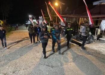 Polres Tolikara Tingkatkan Patroli Jalan Kaki, Perkuat Keamanan di Distrik Karubaga