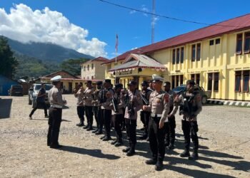 Polres Tolikara Intensifkan Patroli Preventif, Pastikan Pencairan Dana Kampung Berjalan Aman