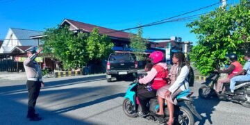 Polres Sarmi Maksimalkan Pelayanan Pagi, Satlantas Jaga Kelancaran dan Keselamatan Berlalu Lintas