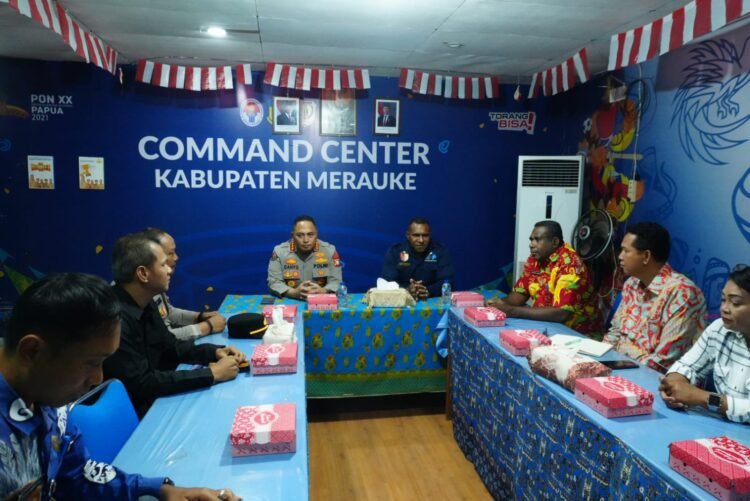 Kabid Humas Polda Papua Jalin Sinergi Informasi Publik dengan Dinas Kominfo Merauke