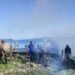 Sambut HUT ke-81 RI, Satpolairud Polres Sarmi Bersama Nelayan Nusantara Bersihkan Pantai Kali Bagre