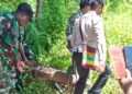 Polres Sarmi Amankan Mortir Aktif Peninggalan Perang Dunia II yang Ditemukan di Pantai Kelapa 1