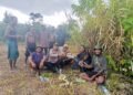 Kapolsek Senggi Perkuat Kemitraan dengan Warga, Ajak Masyarakat Jaga Kamtibmas Melalui Gotong Royong
