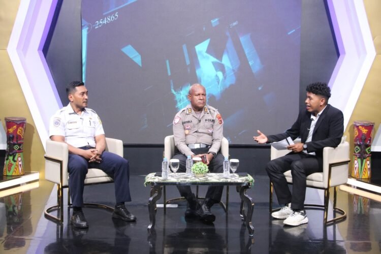 Kolaborasi Polda Papua dan Dishub, Program Kitorang Presisi Dorong Kesadaran Berlalu Lintas