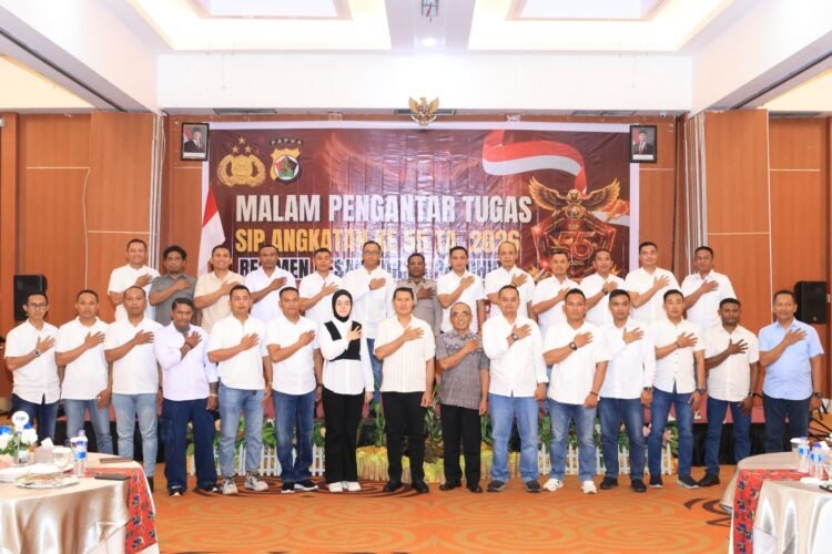 Malam Pengantar Tugas SIP Angkatan Ke-55, Wakapolda Papua Tekankan Perwira Harus Siap Memimpin dan Melayani