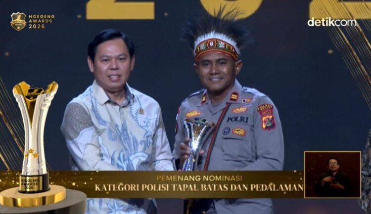 Iptu Motalip Litiloly Raih Penghargaan Hoegeng Awards 2026 Kategori Polisi Tapal Batas dan Pedalaman