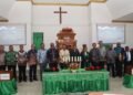 Kapolda Papua Hadiri Peletakan Batu Pertama Renovasi Gereja Oikumene Bahtera Hayat Kodaeral X