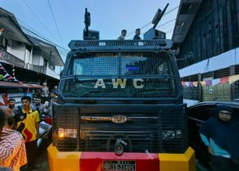 Satlantas Polres Mamberamo Tengah Gelar Strong Point Pagi, Hadir Berikan Pelayanan dan Wujudkan Kamseltibcar Lantas