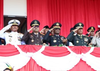 Kapolda Papua Hadiri Upacara HUT ke-81 Kemerdekaan RI di Stadion Mandala Jayapura