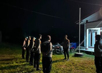 Patroli Malam Ditingkatkan, Polres Sarmi Ajak Warga Bersama Jaga Kamtibmas