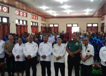 Dukung Generasi Cerdas, Polres Boven Digoel Hadiri Pembukaan Lomba Duta Baca