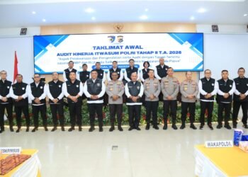 Polda Papua Teguhkan Komitmen Tata Kelola Profesional melalui Audit Kinerja Itwasum Polri Tahap II 2026