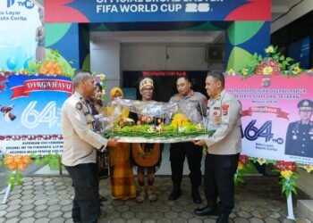 HUT ke-64 TVRI, Polda Papua Apresiasi Peran TVRI dalam Penyebaran Informasi Publik