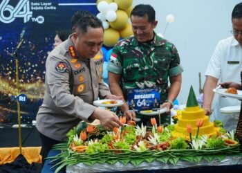 Polda Papua Hadiri Ramah Tamah HUT ke-64 TVRI, Sinergi Media Terus Dijaga