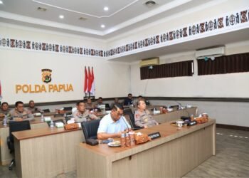 Polda Papua Tingkatkan Kesiapsiagaan Jajaran melalui Anev Perkembangan Sitkamtibmas