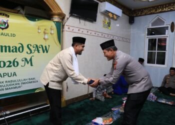 Polda Papua Peringati Maulid Nabi 1448 H, Tanamkan Keteladanan Rasulullah dalam Pengabdian