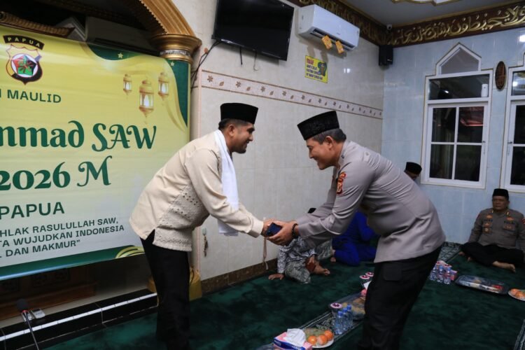 Polda Papua Peringati Maulid Nabi 1448 H, Tanamkan Keteladanan Rasulullah dalam Pengabdian