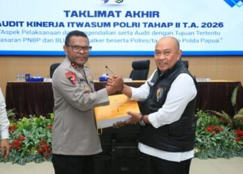 Taklimat Akhir Audit Itwasum Polri, Kapolda Papua Tegaskan Komitmen Perkuat Tata Kelola dan Akuntabilitas