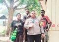 Sambangi Warga Yanggandur, Bhabinkamtibmas Ajak Jaga Kamtibmas dan Lingkungan