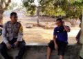 Sambangi Warga Kampung Makarti Jaya, Bhabinkamtibmas Jagebob Perkuat Kamtibmas