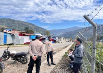 Ciptakan Kamtibmas Kondusif, Polres Tolikara Tingkatkan Patroli di Karubaga