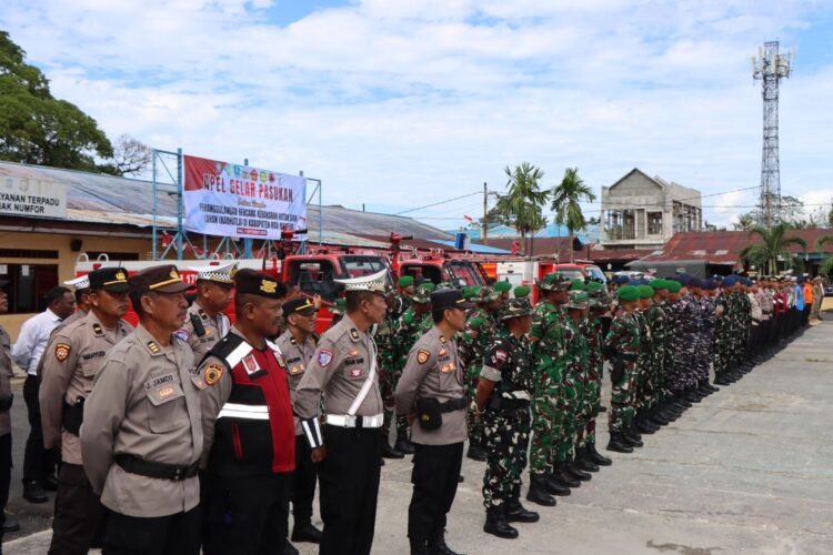 Cegah Karhutla, Polres Biak Numfor Gelar Apel Kesiapsiagaan dan Tekankan Respons Cepat