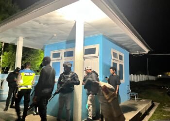 Patroli Malam Polres Mamberamo Tengah, Objek Vital Kobakma Dipastikan Aman
