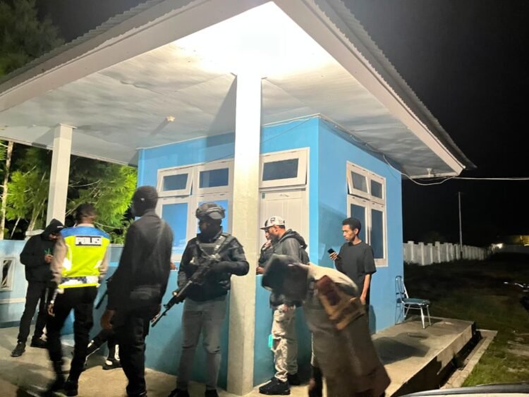 Patroli Malam Polres Mamberamo Tengah, Objek Vital Kobakma Dipastikan Aman
