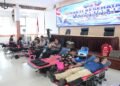 Sambut HUT Polantas ke-71, Ditlantas Polda Papua Gelar Bakti Kesehatan Donor Darah