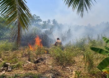 Sinergi Polri, TNI dan Warga, Kebakaran Lahan di Kampung Harapan Makmur Berhasil Dipadamkan