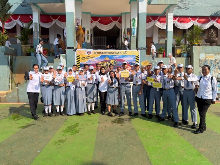 Polda Papua Kampanyekan Rise and Speak, Dorong Pelajar Berani Lawan Kekerasan dan Bullying