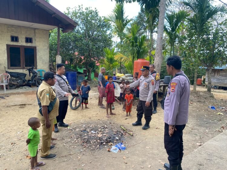 Cegah Kebakaran, Sat Binmas Polres Boven Digoel Gencarkan Sambang dan Imbauan kepada Masyarakat