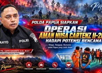 Polda Papua Siapkan Operasi Aman Nusa Cartenz II-2026 Hadapi Potensi Bencana
