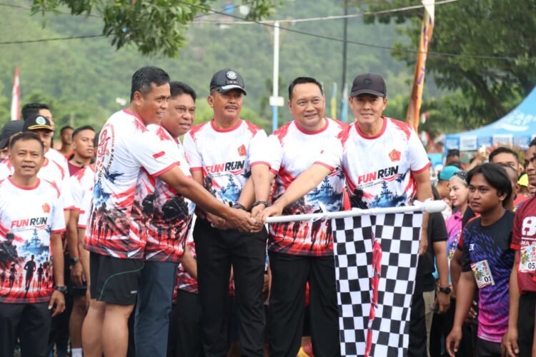 Wakapolda Papua Hadiri Fun Run 8,1 KM Semarakkan HUT TNI ke-81