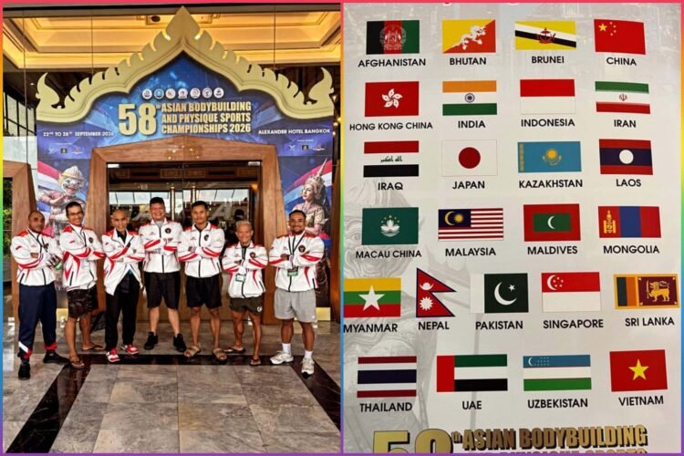 Personel Brimob Polda Papua, Ipda Edwin Kaisiri Tampil di Kejuaraan Binaraga Asia