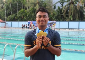 Tiga Emas Piala Panglima TNI Cup 2026, Briptu Abdi Harumkan Nama Polda Papua