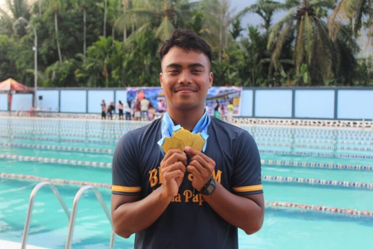 Tiga Emas Piala Panglima TNI Cup 2026, Briptu Abdi Harumkan Nama Polda Papua