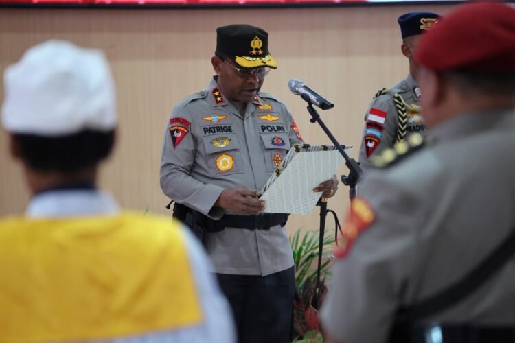 Kapolda Papua Pimpin Pergantian Tiga Pejabat, Tekankan Profesionalisme dan Tanggung Jawab