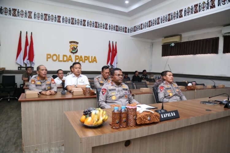 Dukung Perlindungan Sosial Tepat Sasaran, Polda Papua Ikuti Sosialisasi Program Pemerintah